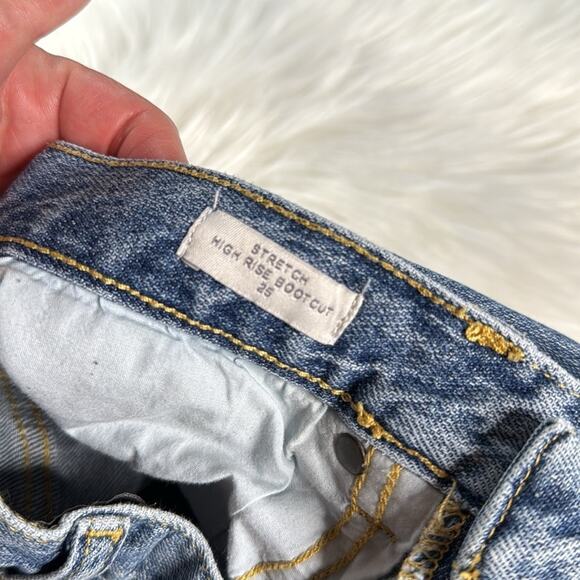 PacSun Light Blue High Rise Bootcut Jeans - Picture 5 of 9